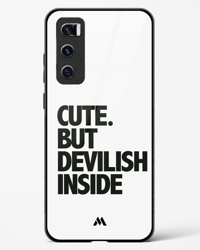 Cute But Devilish Inside Glass Case Phone Cover (Vivo)