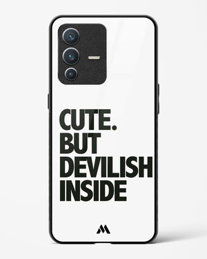 Cute But Devilish Inside Glass Case Phone Cover-(Vivo)