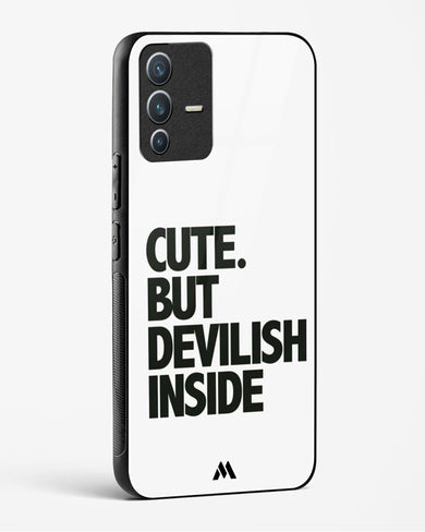 Cute But Devilish Inside Glass Case Phone Cover-(Vivo)