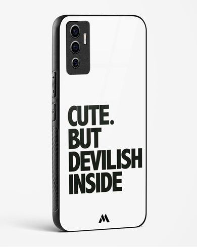 Cute But Devilish Inside Glass Case Phone Cover-(Vivo)