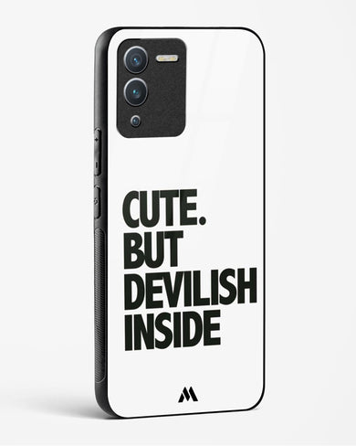 Cute But Devilish Inside Glass Case Phone Cover (Vivo)