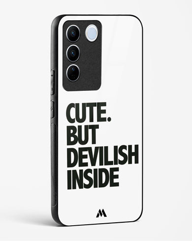 Cute But Devilish Inside Glass Case Phone Cover (Vivo)