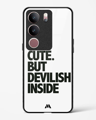 Cute But Devilish Inside Glass Case Phone Cover (Vivo)