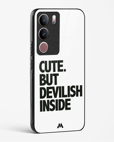 Cute But Devilish Inside Glass Case Phone Cover (Vivo)