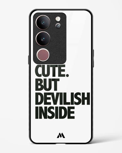 Cute But Devilish Inside Glass Case Phone Cover (Vivo)