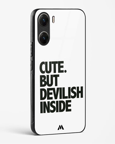 Cute But Devilish Inside Glass Case Phone Cover (Vivo)