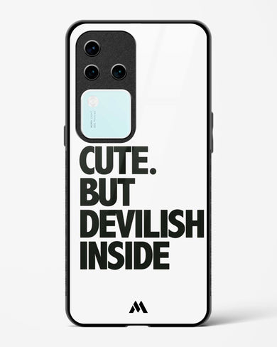 Cute But Devilish Inside Glass Case Phone Cover (Vivo)