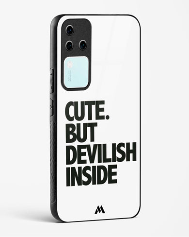 Cute But Devilish Inside Glass Case Phone Cover (Vivo)