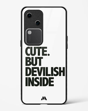 Cute But Devilish Inside Glass Case Phone Cover (Vivo)