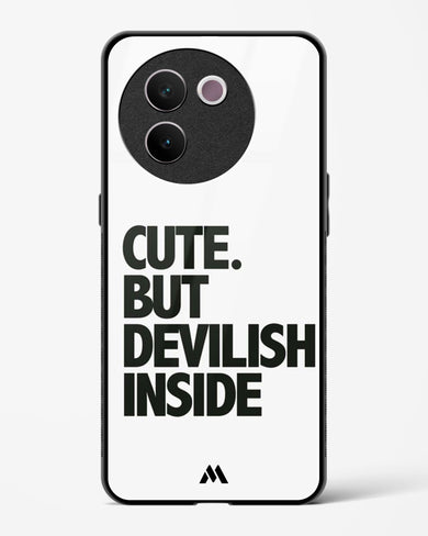 Cute But Devilish Inside Glass Case Phone Cover (Vivo)