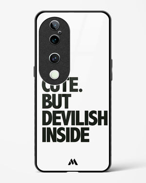 Cute But Devilish Inside Glass Case Phone Cover (Vivo)