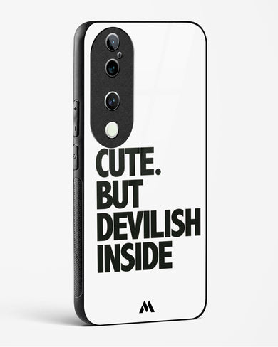 Cute But Devilish Inside Glass Case Phone Cover (Vivo)