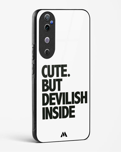 Cute But Devilish Inside Glass Case Phone Cover (Vivo)
