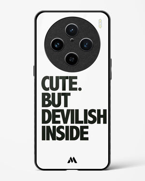 Cute But Devilish Inside Glass Case Phone Cover (Vivo)
