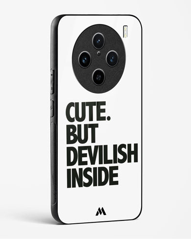 Cute But Devilish Inside Glass Case Phone Cover (Vivo)