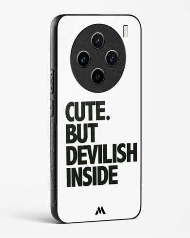 Cute But Devilish Inside Glass Case Phone Cover (Vivo)