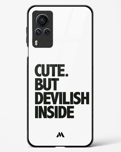 Cute But Devilish Inside Glass Case Phone Cover-(Vivo)