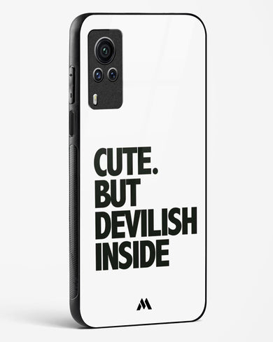 Cute But Devilish Inside Glass Case Phone Cover-(Vivo)