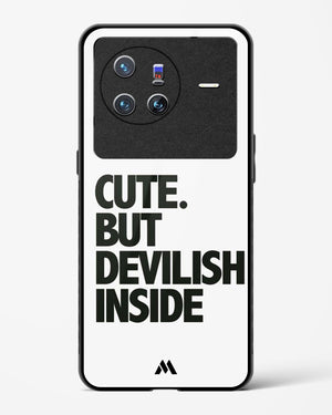 Cute But Devilish Inside Glass Case Phone Cover-(Vivo)