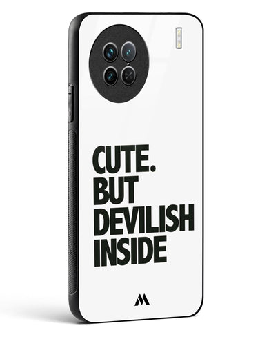 Cute But Devilish Inside Glass Case Phone Cover-(Vivo)