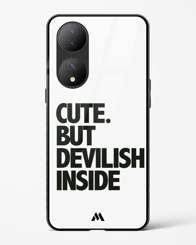 Cute But Devilish Inside Glass Case Phone Cover (Vivo)