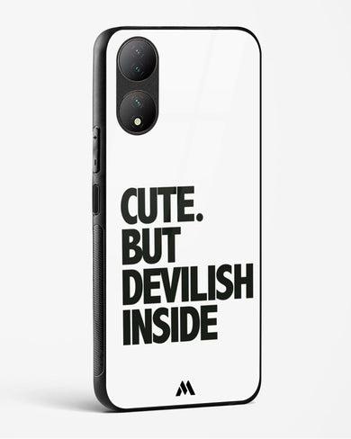 Cute But Devilish Inside Glass Case Phone Cover (Vivo)