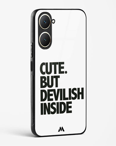 Cute But Devilish Inside Glass Case Phone Cover (Vivo)