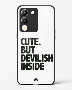 Cute But Devilish Inside Glass Case Phone Cover (Vivo)