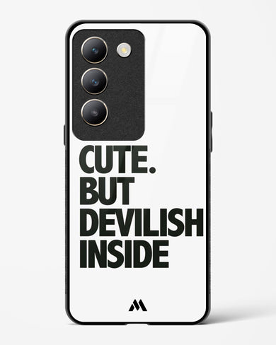 Cute But Devilish Inside Glass Case Phone Cover (Vivo)