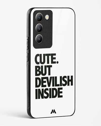 Cute But Devilish Inside Glass Case Phone Cover (Vivo)