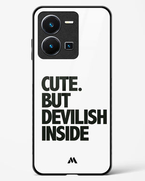 Cute But Devilish Inside Glass Case Phone Cover-(Vivo)