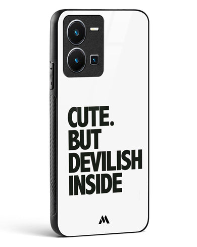 Cute But Devilish Inside Glass Case Phone Cover-(Vivo)