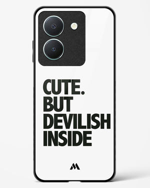 Cute But Devilish Inside Glass Case Phone Cover-(Vivo)