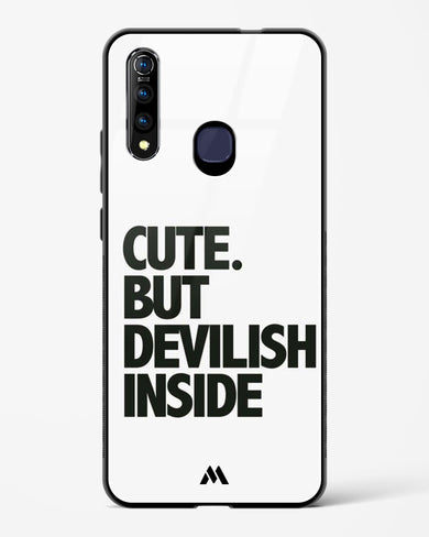 Cute But Devilish Inside Glass Case Phone Cover-(Vivo)