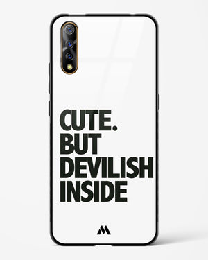 Cute But Devilish Inside Glass Case Phone Cover-(Vivo)