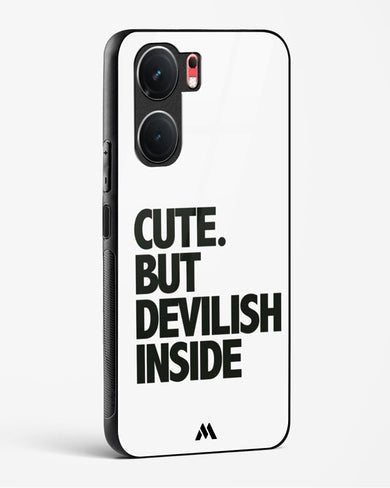 Cute But Devilish Inside Glass Case Phone Cover (Vivo)