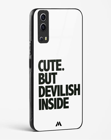 Cute But Devilish Inside Glass Case Phone Cover-(Vivo)