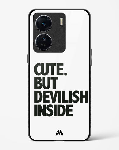 Cute But Devilish Inside Glass Case Phone Cover-(Vivo)