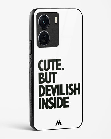 Cute But Devilish Inside Glass Case Phone Cover-(Vivo)