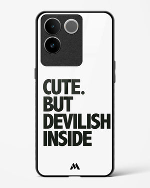 Cute But Devilish Inside Glass Case Phone Cover (Vivo)