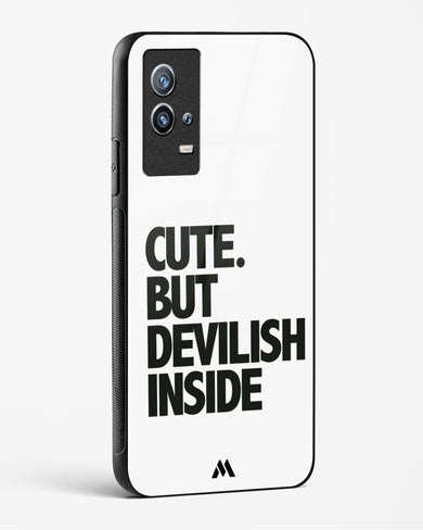 Cute But Devilish Inside Glass Case Phone Cover-(Vivo)