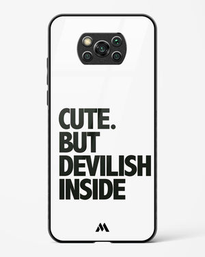 Cute But Devilish Inside Glass Case Phone Cover-(Xiaomi)