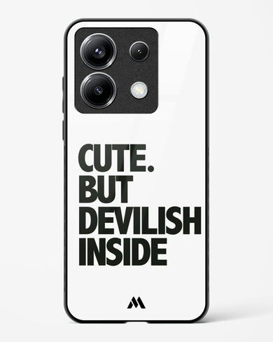 Cute But Devilish Inside Glass Case Phone Cover (Xiaomi)