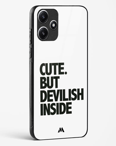 Cute But Devilish Inside Glass Case Phone Cover-(Xiaomi)