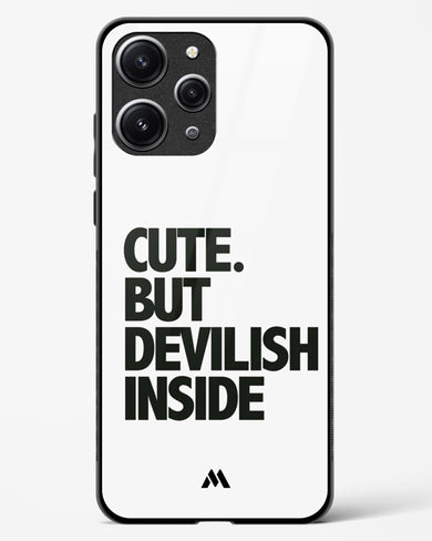 Cute But Devilish Inside Glass Case Phone Cover-(Xiaomi)