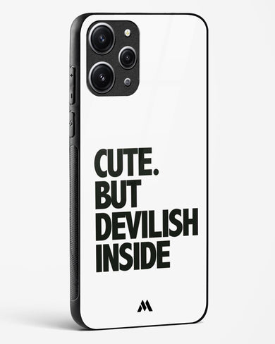 Cute But Devilish Inside Glass Case Phone Cover-(Xiaomi)