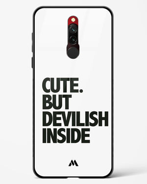 Cute But Devilish Inside Glass Case Phone Cover-(Xiaomi)