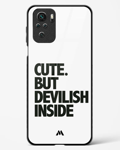 Cute But Devilish Inside Glass Case Phone Cover-(Xiaomi)