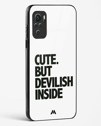 Cute But Devilish Inside Glass Case Phone Cover-(Xiaomi)