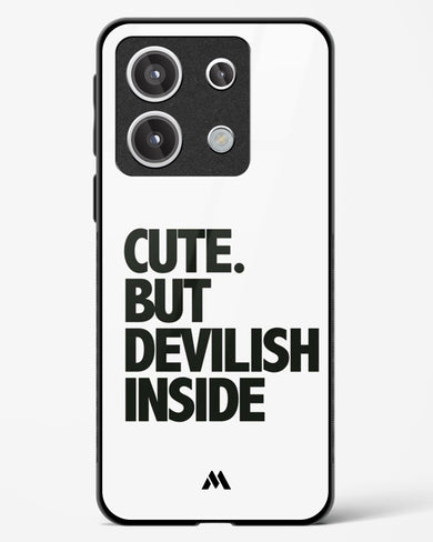 Cute But Devilish Inside Glass Case Phone Cover-(Xiaomi)